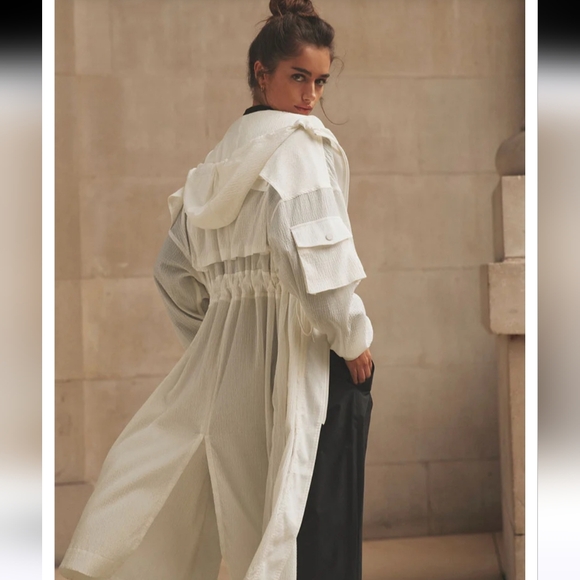 Alo Yoga Summer Nights Coat Ivory - Picture 12 of 13